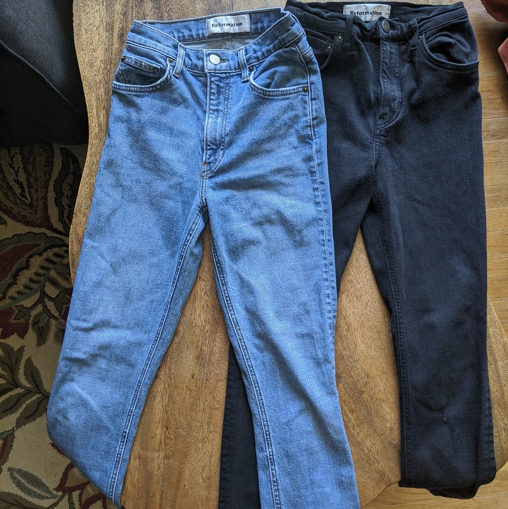 Reformation High and Skinny Jeans